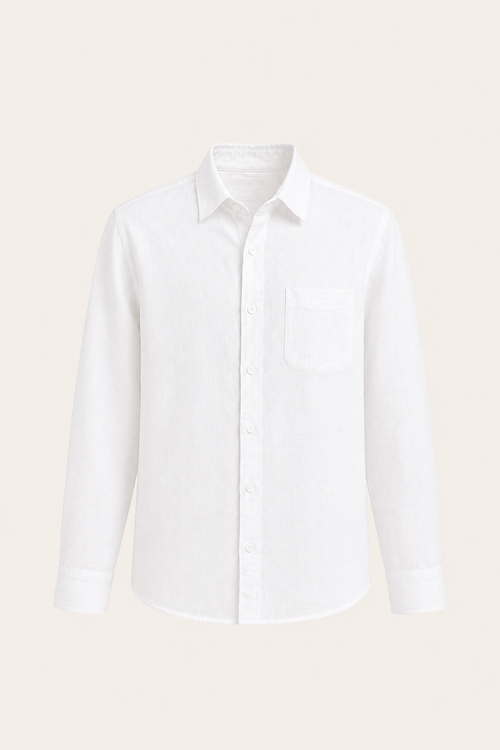 Milano Linen Shirt White