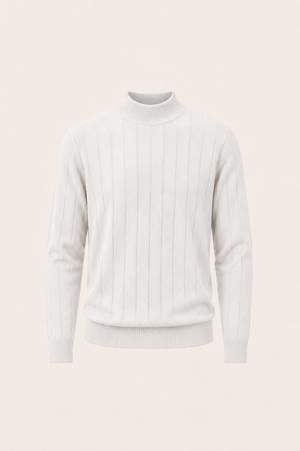 Corani Semi-Turtleneck White