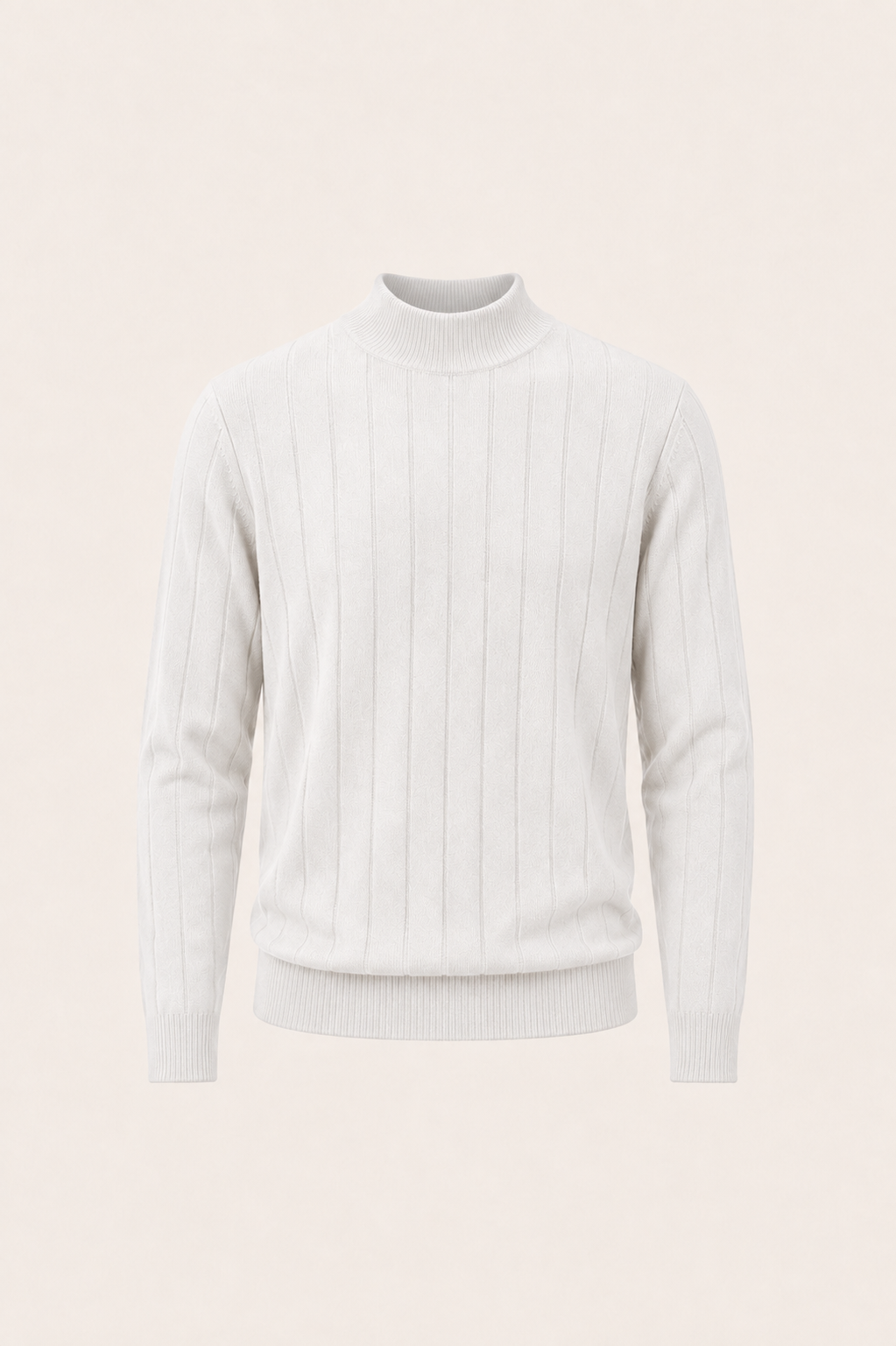 Corani Semi-Turtleneck White