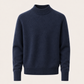 Aurelio Mock Neck Midnight Blue