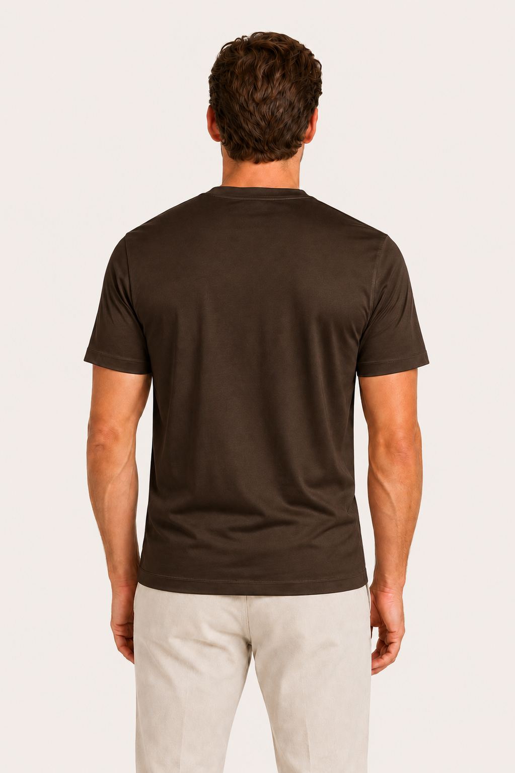 Merciro Cotton Tee Espresso