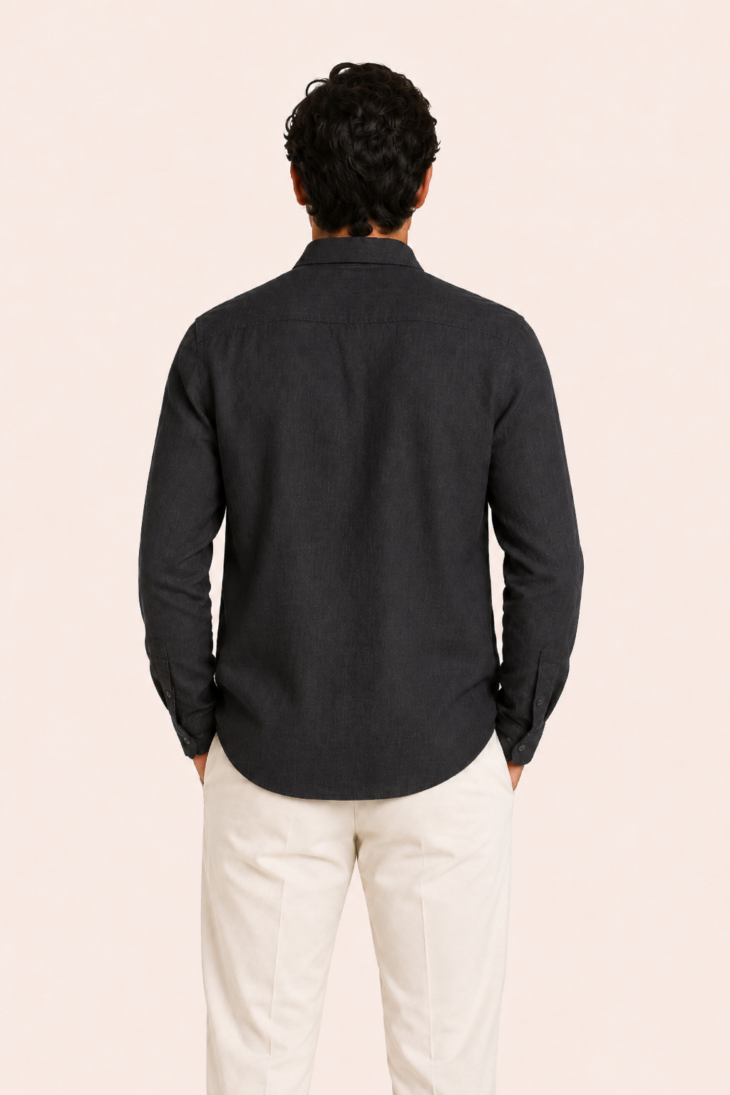 Avari Linen Shirt Black
