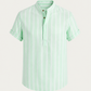 Heritage Linen Short Sleeve Shirt Green