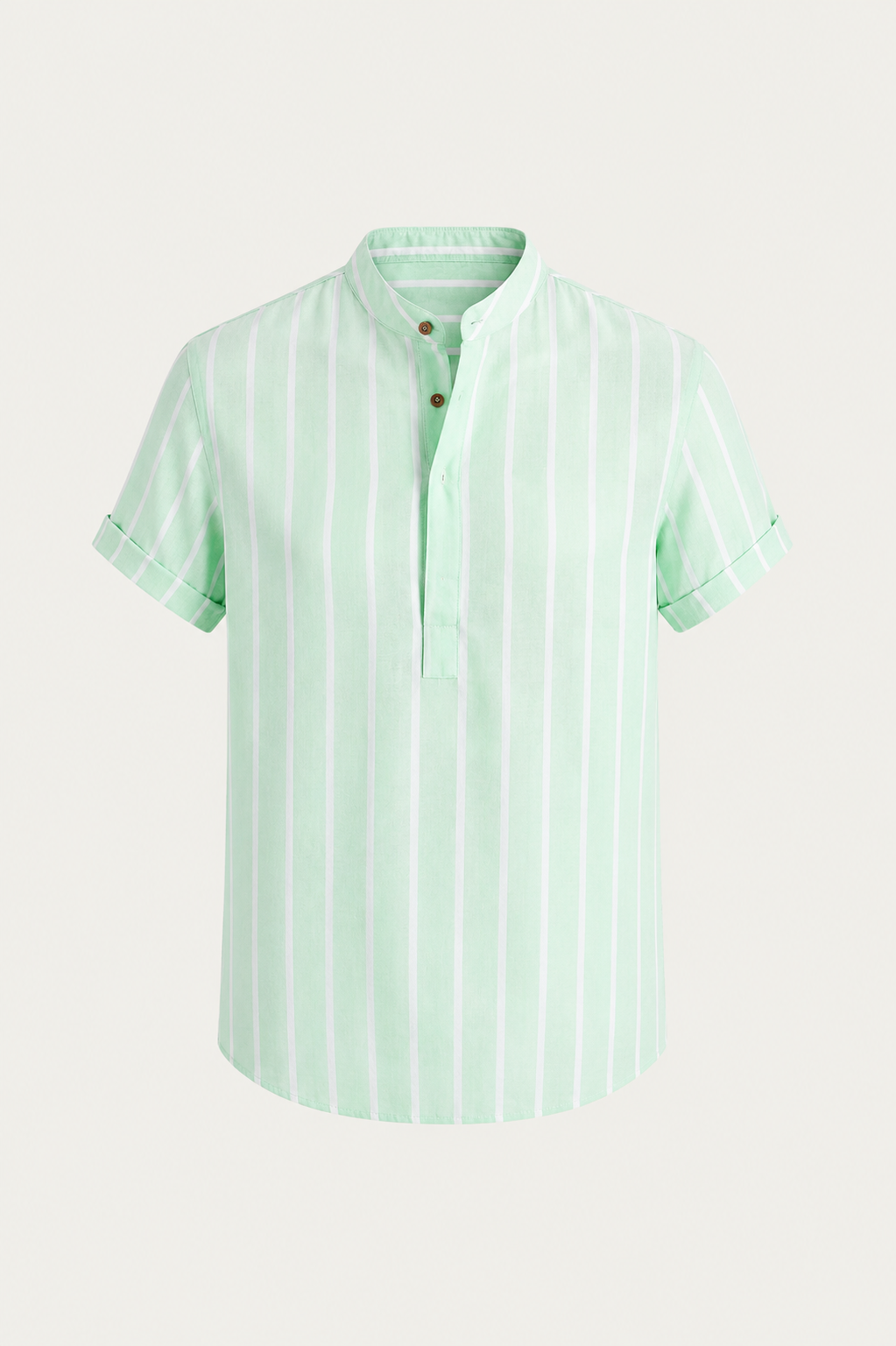 Heritage Linen Short Sleeve Shirt Green