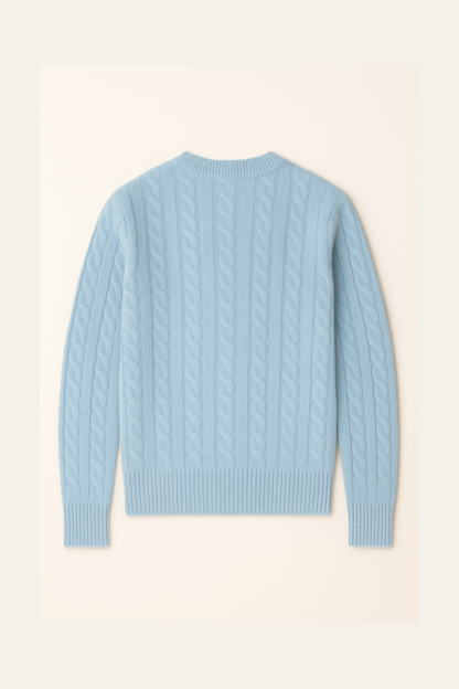 Velaro Cashmere Knit Light Blue