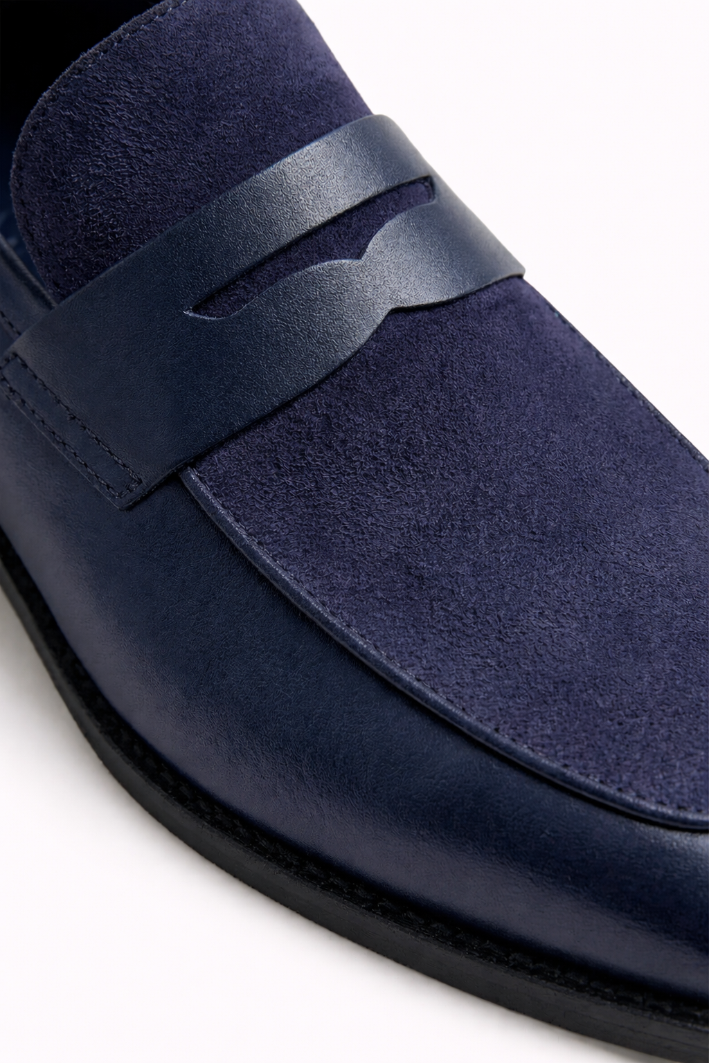 Balero Leather Loafer Navy