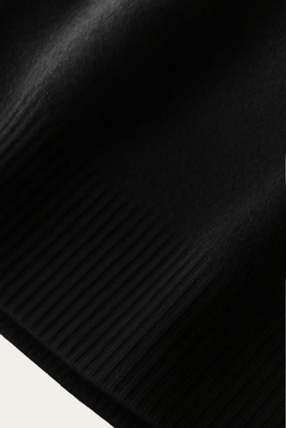 Black Cashmere Crewneck