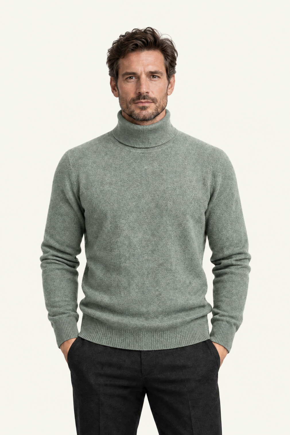 Paravi Wool Turtleneck Sage