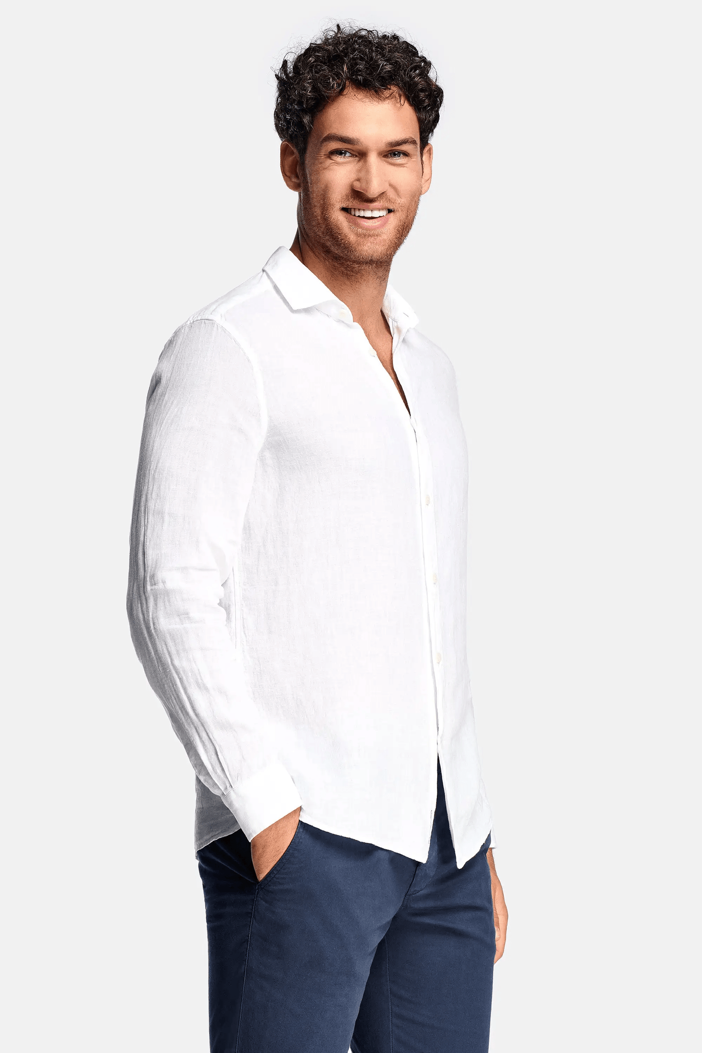 Ladore - Chemise en lin blanc