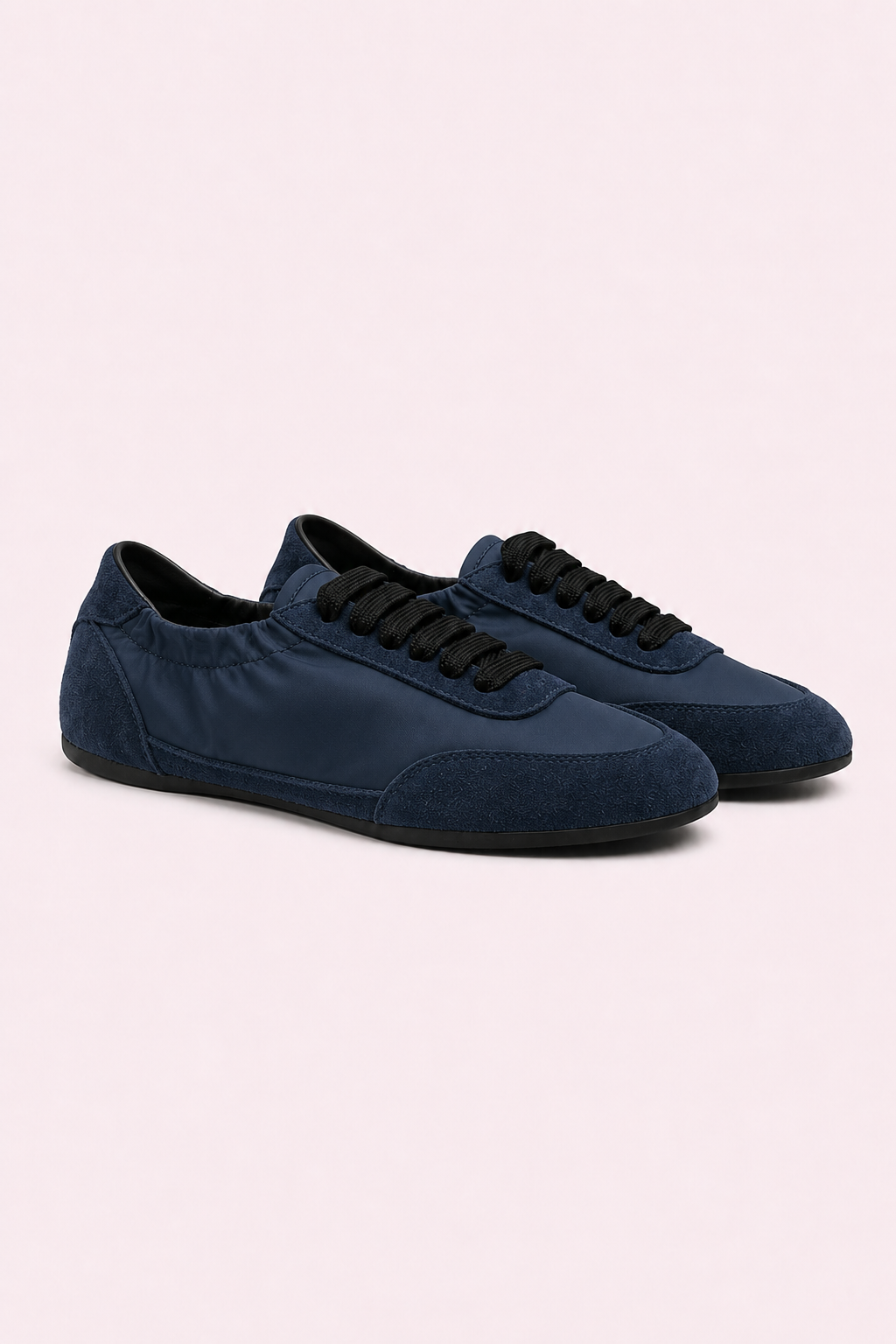 Verano Leather Sneakers Navy