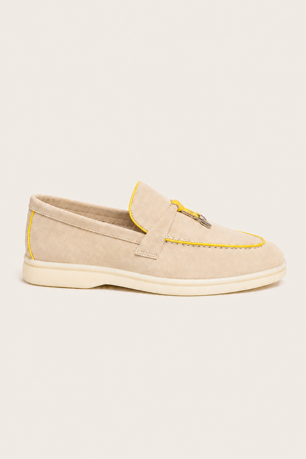 Amari Buckled Loafers Sand