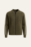 Darilo Cashmere Zip Knit Olive