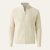 Arelon Cashmere Zip Knit Cream
