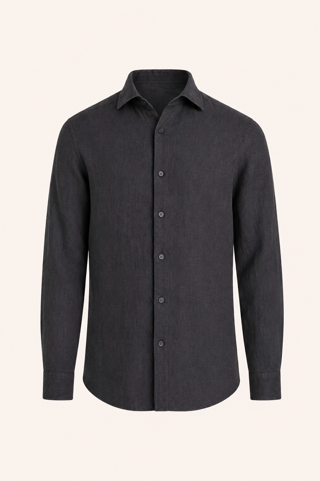 Avari Linen Shirt Charcoal
