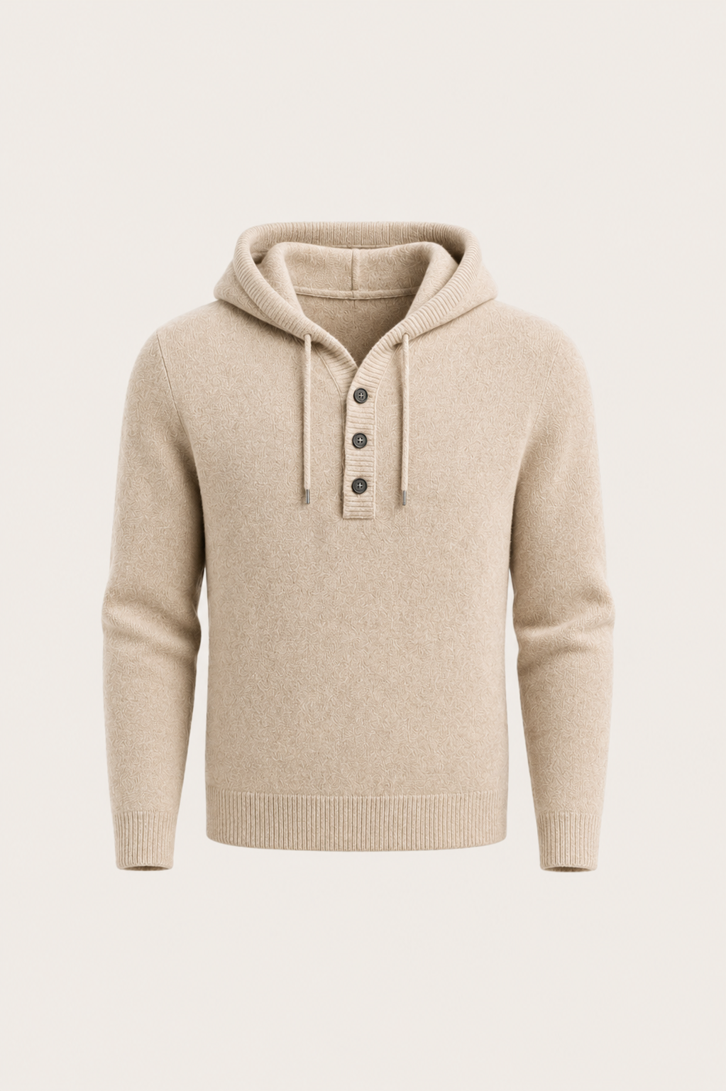 Avaro Hooded Knit Beige