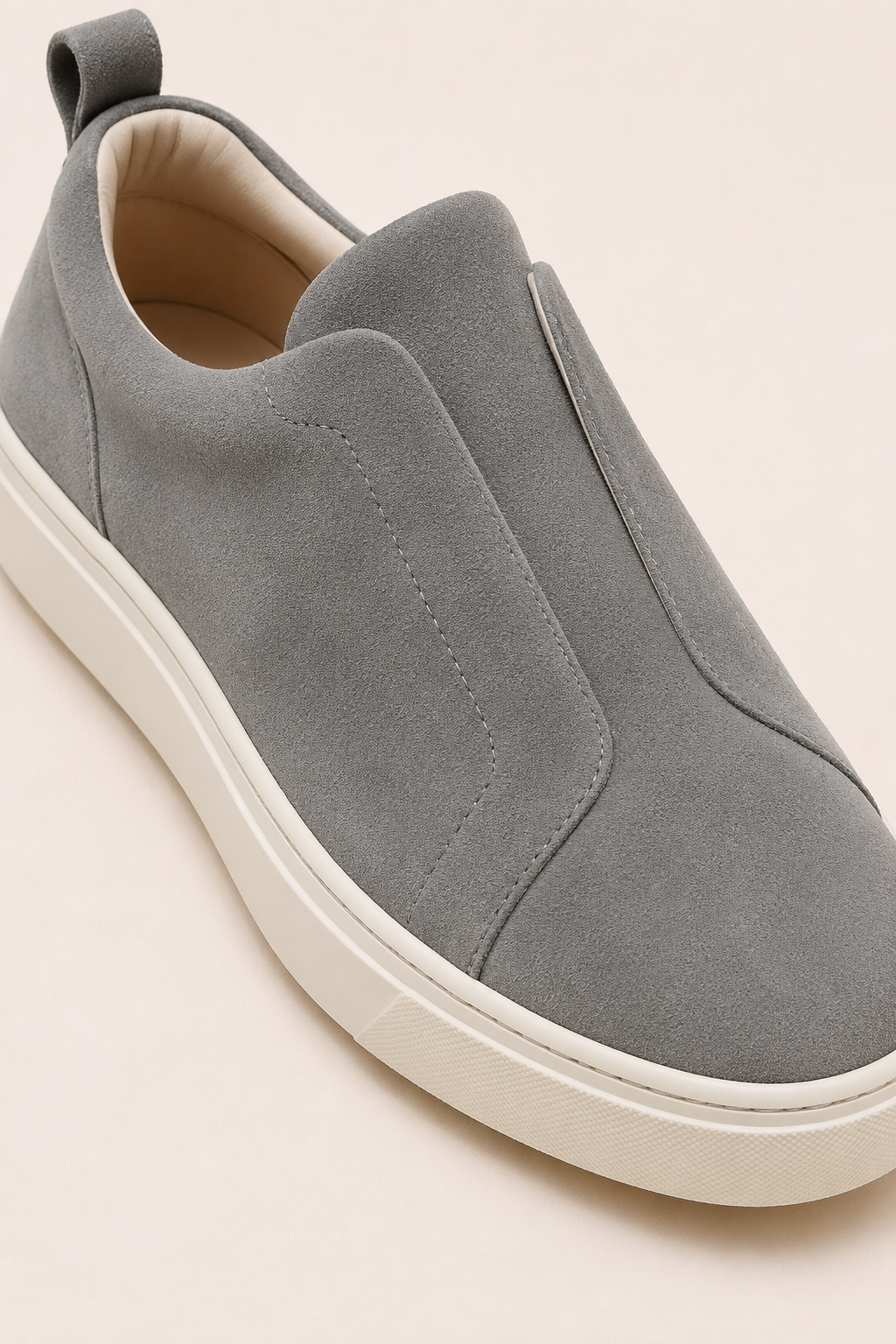 Levani Suede Slip-On Grey