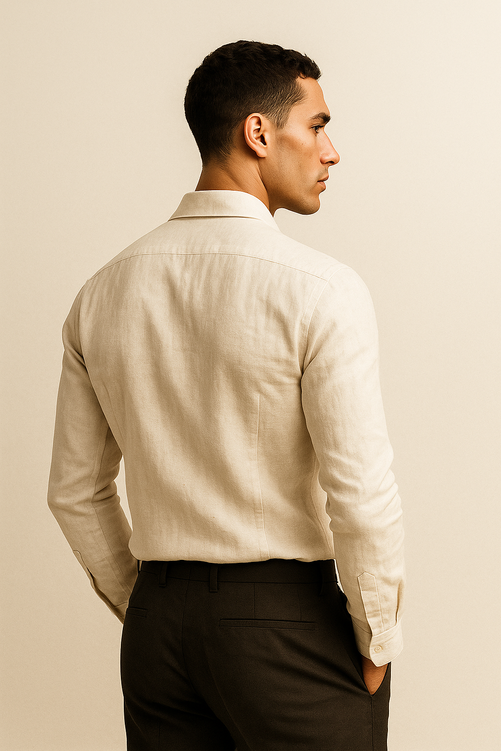 Avari Linen Shirt White