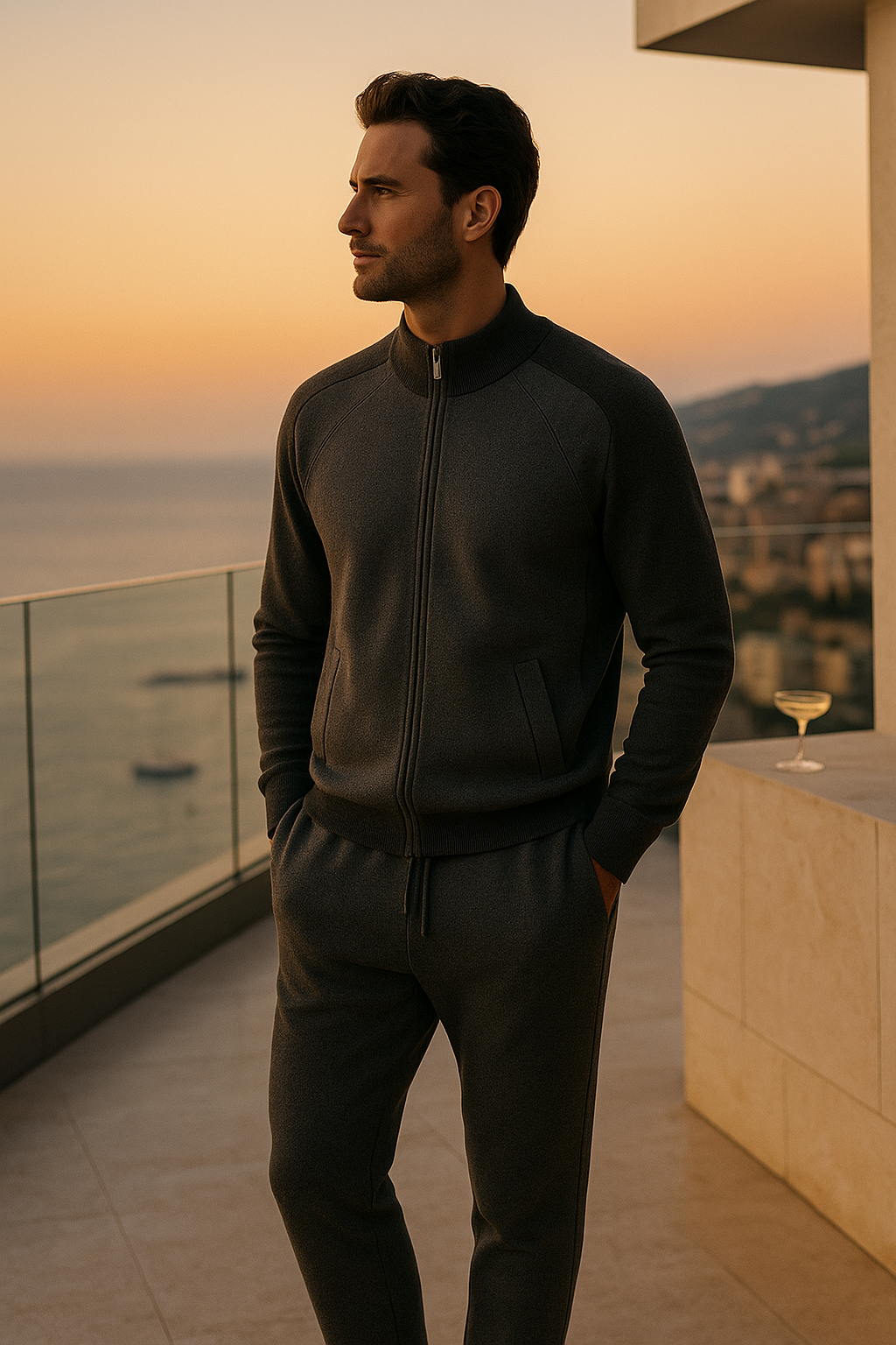 Ladore Cashmere Lounge Set Grey