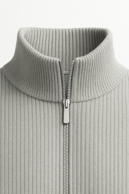 Arelon Cashmere Zip Knit Green