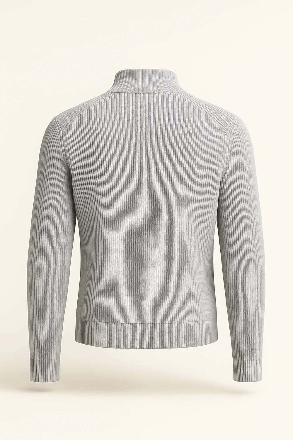 Arelon Cashmere Zip Knit Grey