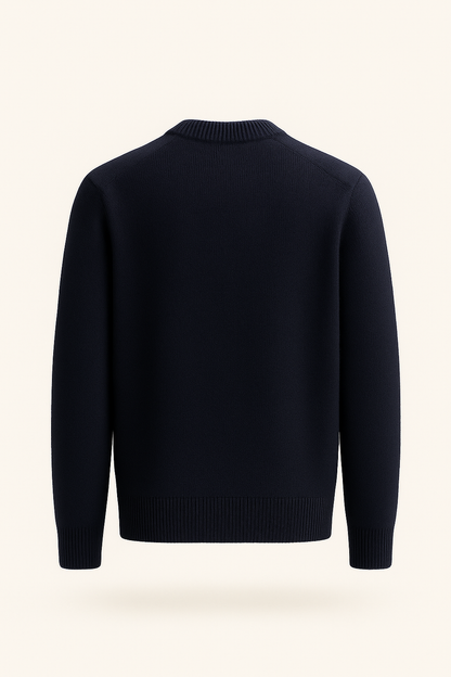 Averin Cashmere Knit Navy