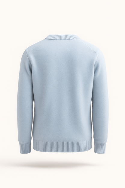 Averin Cashmere Knit Light Blue