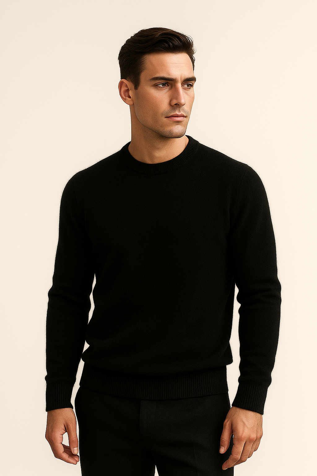 Averin Cashmere Knit Black
