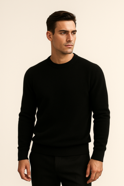 Averin Cashmere Knit Black