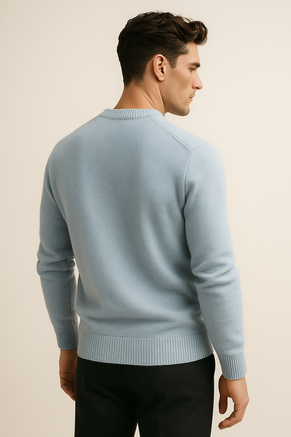 Averin Cashmere Knit Light Blue