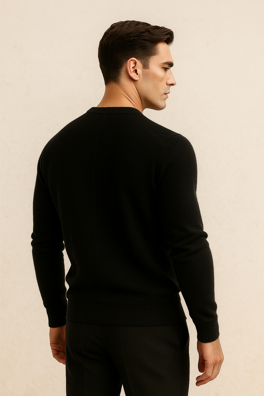 Averin Cashmere Knit Black