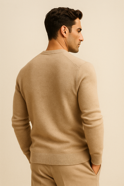 Averin Cashmere Knit Beige