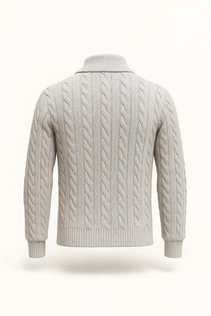 Tilano Cable Knit Grey