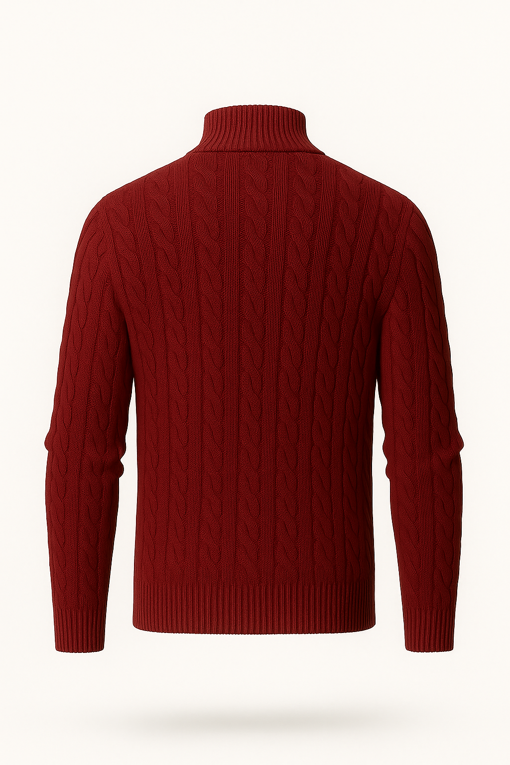 Tilano Cable Knit Burgundy