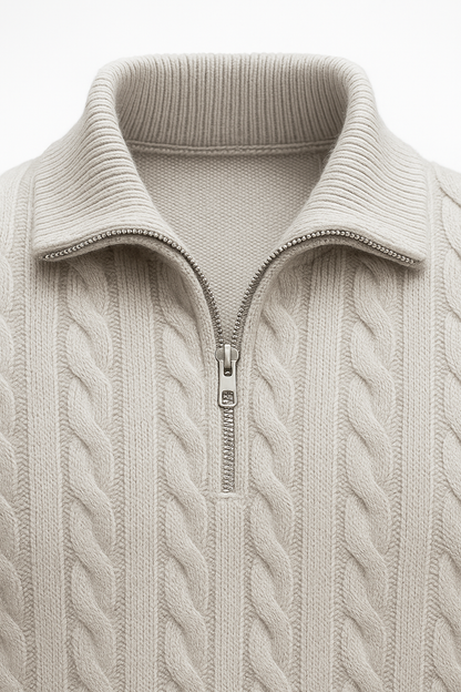 Tilano Cable Knit Grey