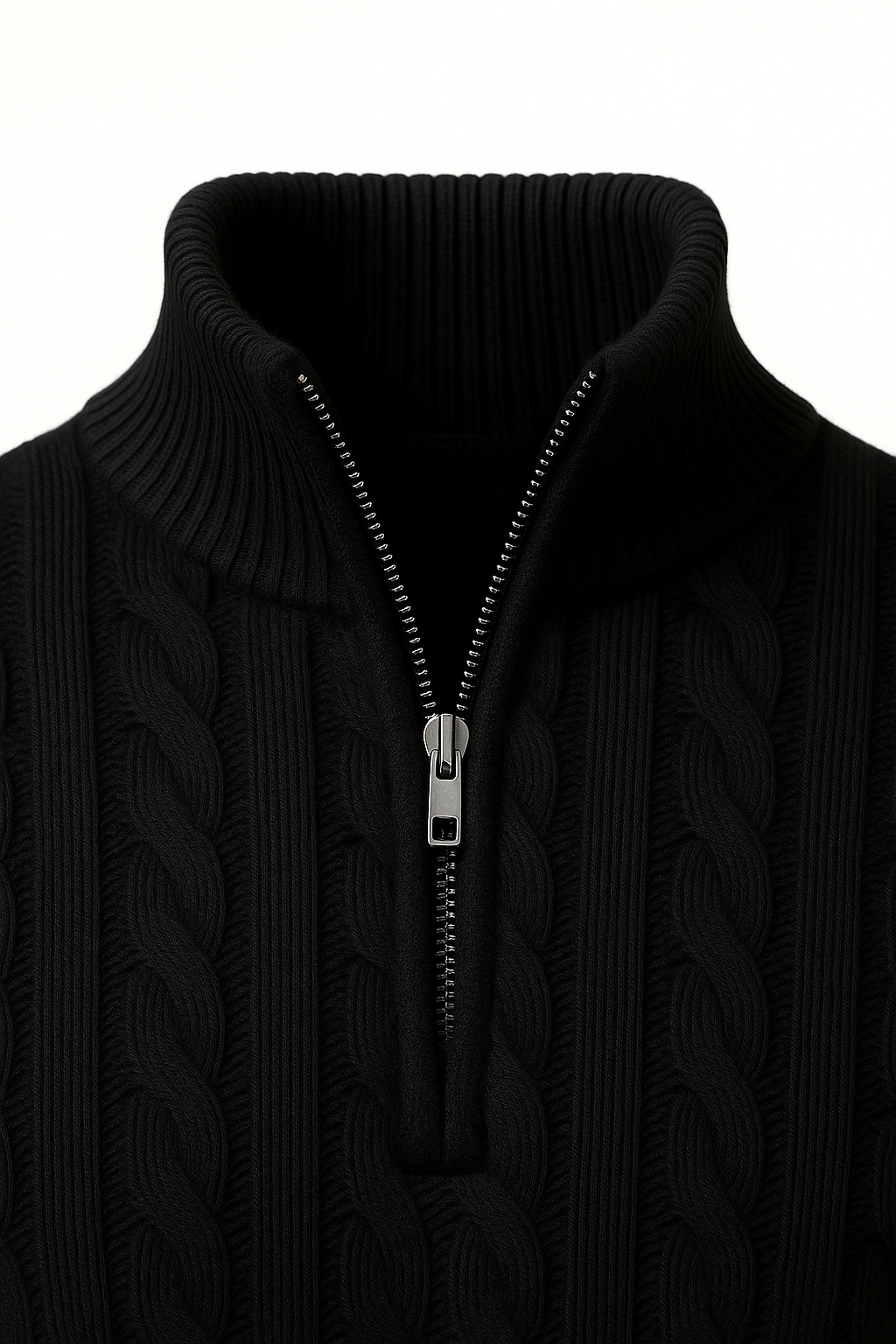 Tilano Cable Knit Black