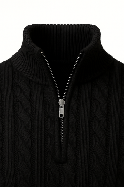 Tilano Cable Knit Black