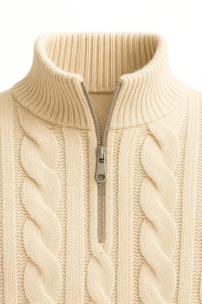 Tilano Cable Knit Beige