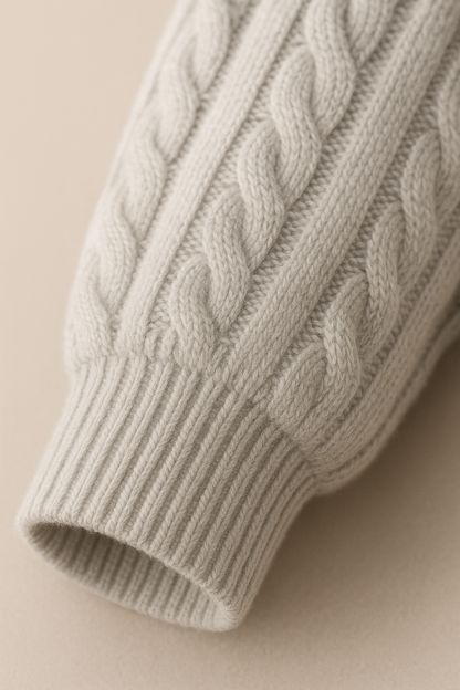 Tilano Cable Knit Grey