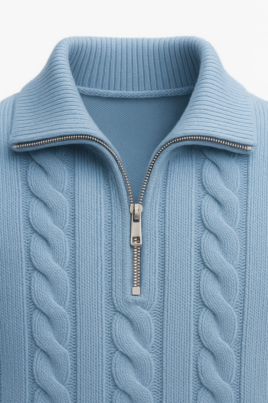 Tilano Cable Knit Light Blue