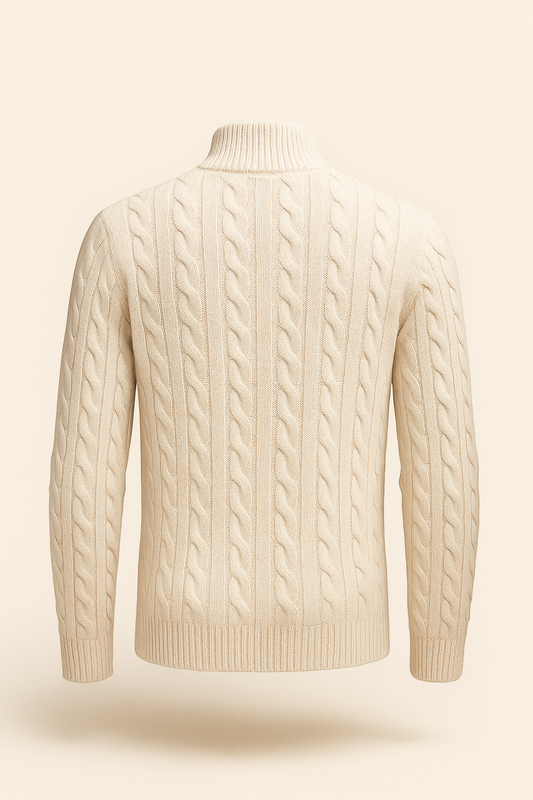 Tilano Cable Knit Beige