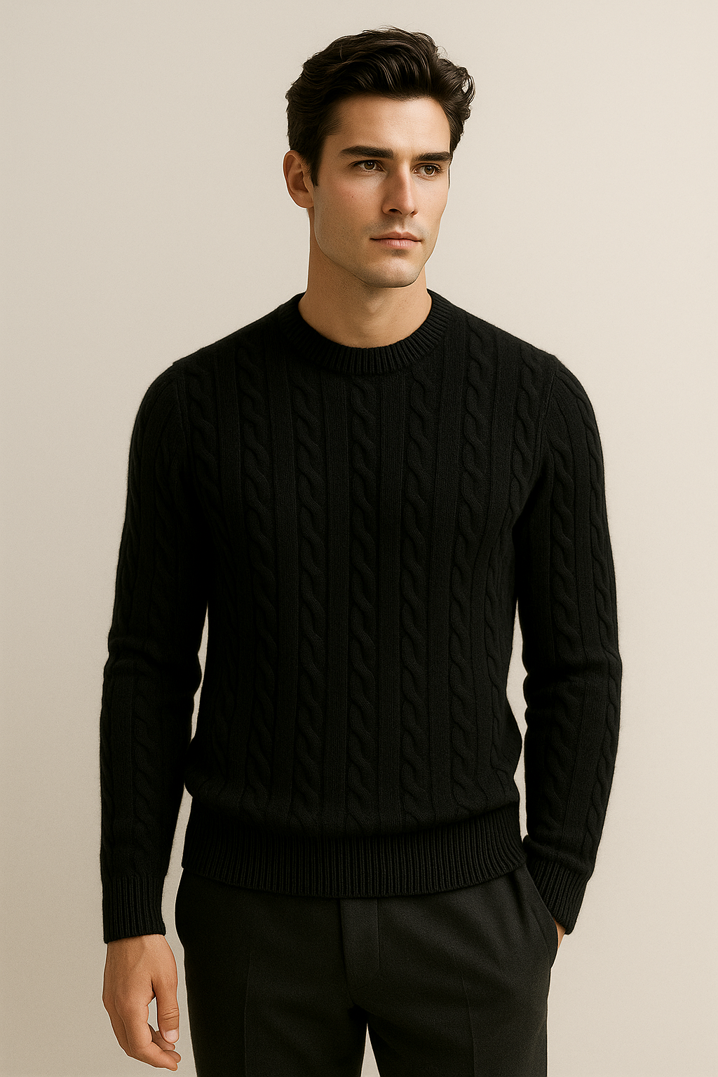 Velaro Cashmere Knit Black