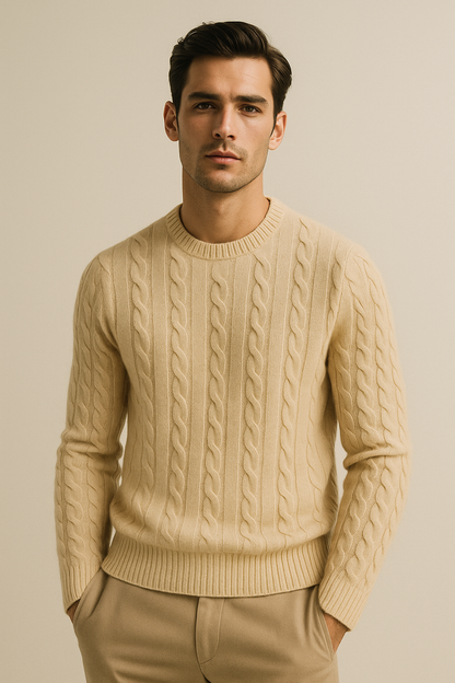 Velaro Cashmere Knit Beige