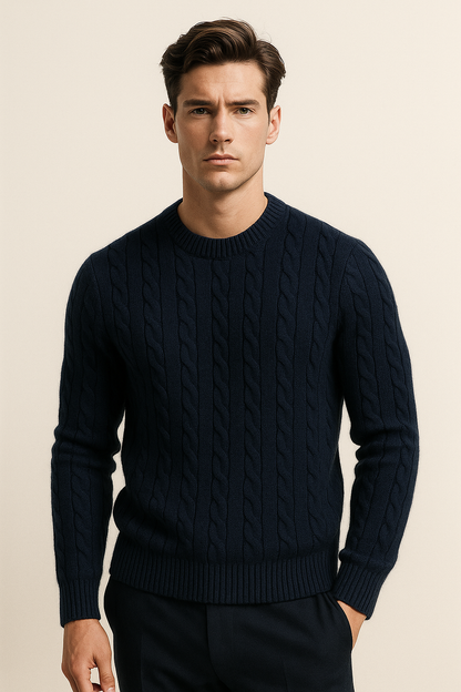 Velaro Cashmere Knit Navy