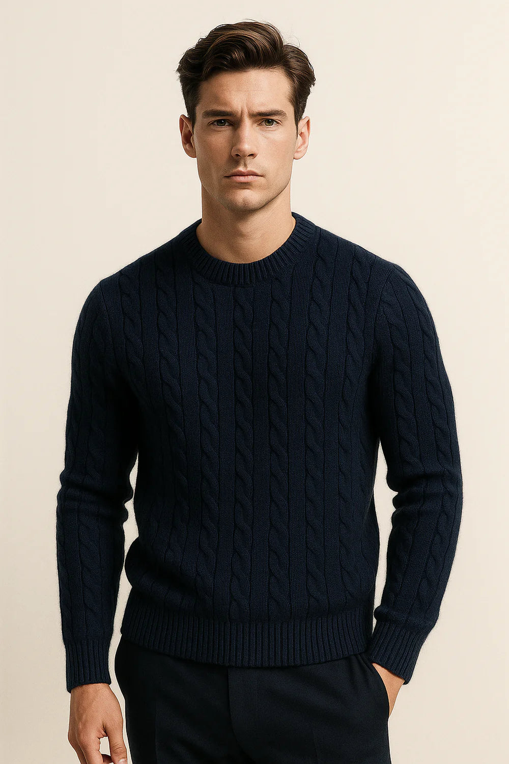 Velaro Cashmere Knit Navy