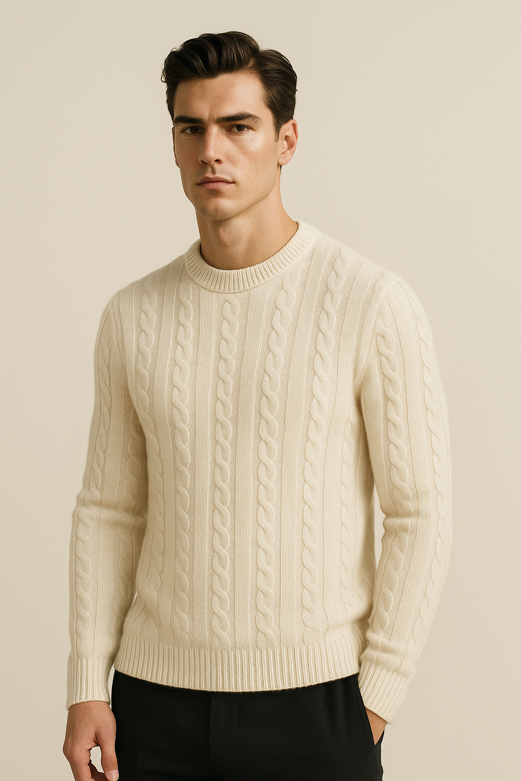 Velaro Cashmere Knit Cream