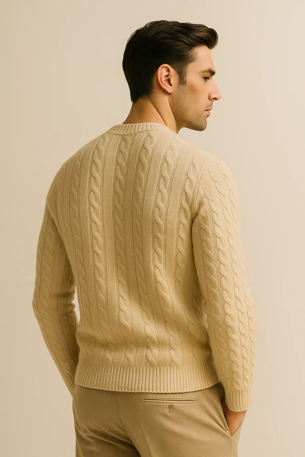 Velaro Cashmere Knit Beige