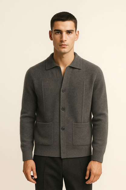 Ferilo Cashmere Cardigan Graphite