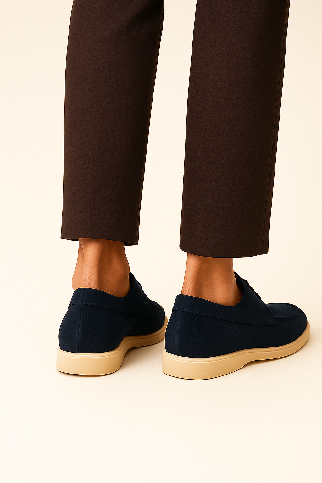 Ladore Suede Lace Shoes Navy