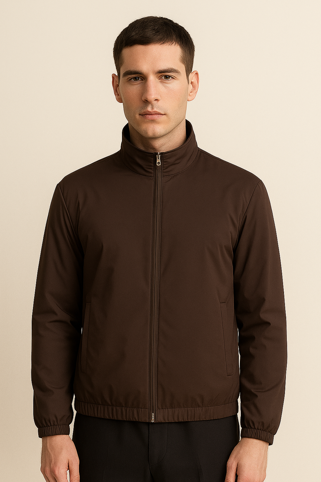 Reverso Bomber Jacket Brown