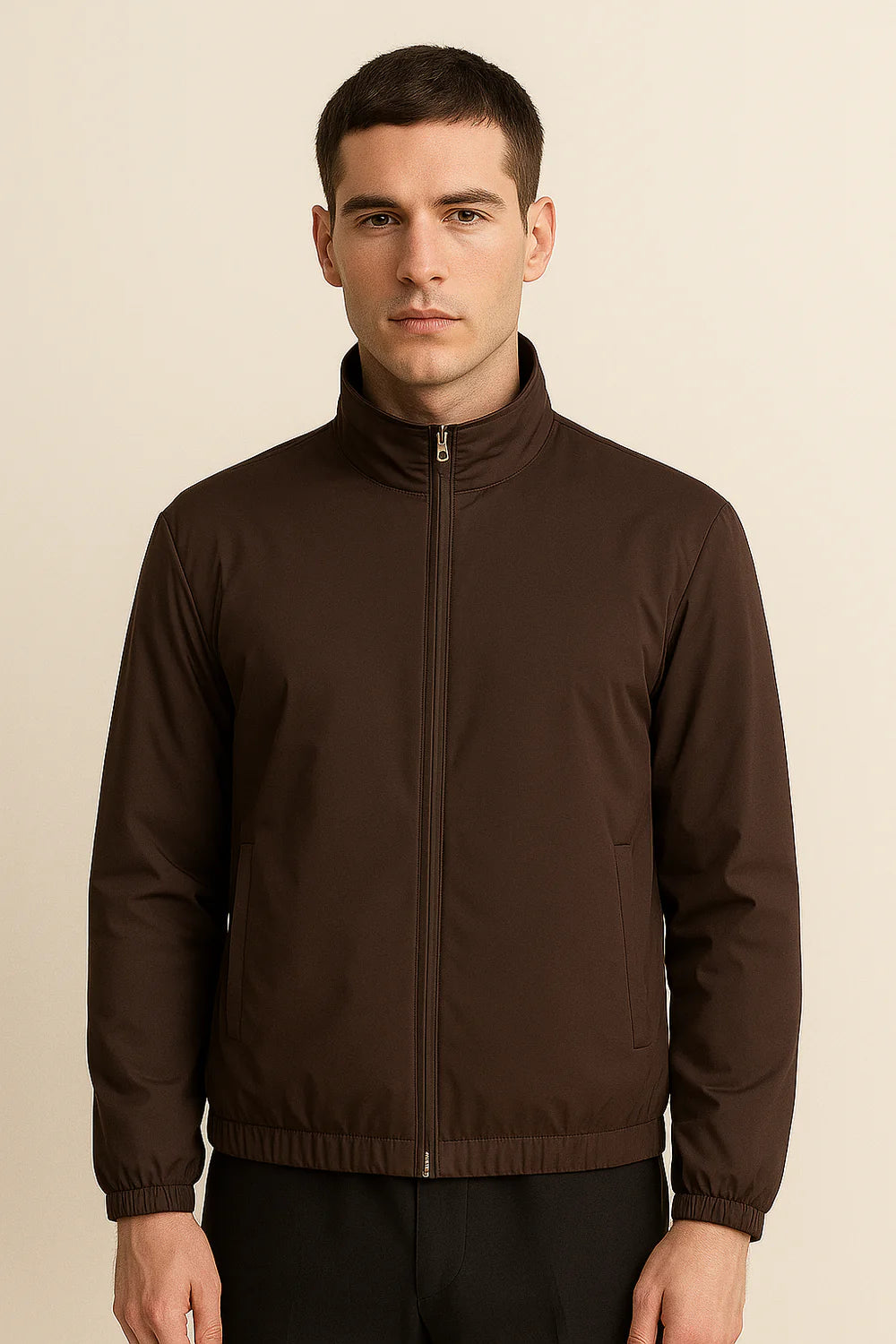 Reverso Bomber Jacket Red-Brown